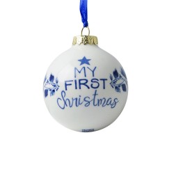 Delft Blue Christmas Ball My First Christmas