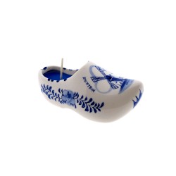 Clog candle Delft blue windmill Holland Clog candle Delft blue windmill Holland