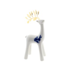 Rendier Delfts blauw goud klein