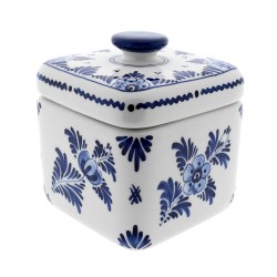 Handbemaltes Delfter Blau - Vorratsglas Windmühle Blumen klassisch Handbemaltes Delfter Blau - Vorratsglas Windmühle Blumen klassisch