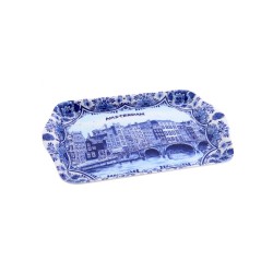 Tablett Delfter blaue Amsterdamer Grachten klein Tablett Delfter blaue Amsterdamer Grachten klein