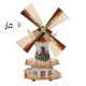 Holzerne windmuhle licht musik weiss
