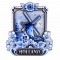 Magneet MDF molen Holland delfts blauw klassiek