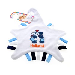 Baby kuscheltuch küssende Paar Holland Delfter blau Herz Baby kuscheltuch küssende Paar Holland Delfter blau Herz