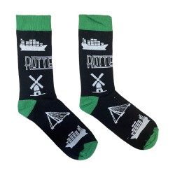 Socks Rotterdam black green Socks Rotterdam black green
