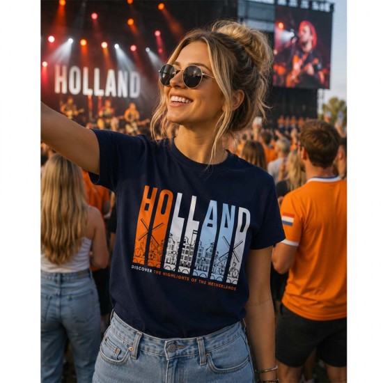 discover the highlights of the netherlands navy t-shirt holland unisex