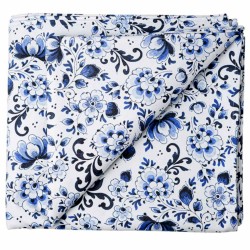 Tischdecke Delfter Blau Blumen weiß Tischdecke Delfter Blau Blumen weiß