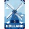 Postcard Holland windmill Delft blue 217