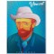 Lenticular 3D Postcard Van Gogh Self-Portrait