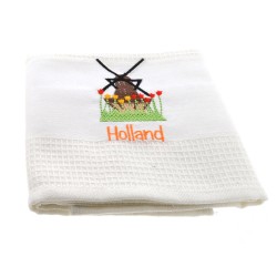 Set Geschirrtücher Babytücher Windmühle Holland Farbe Set Geschirrtücher Babytücher Windmühle Holland Farbe
