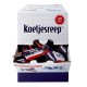 Mini Koetjesreep, der ursprünglich niederländische Schokoriegel mit der Delft-blauen Verpackung mit einer niederländischen Kuh.