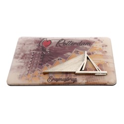 Magnet love Rotterdam Erasmus bridge epoxy Magnet love Rotterdam Erasmus bridge epoxy