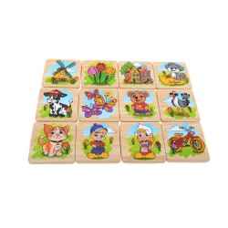Houten memory spel - Holland