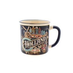 Becher Tasse Vintage Holland Ornaments blau Geschenk klein Becher Tasse Vintage Holland Ornaments blau Geschenk klein