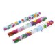 Cheerful pen set in blister packaging. Three ballpoint pens decorated with colorful tulips and the text Holland.
