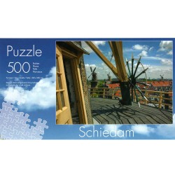 Puzzle Schiedam Blick auf die Mühlen Puzzle Schiedam Blick auf die Mühlen