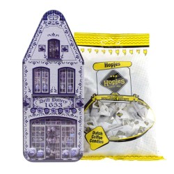 Geschenkdose Delfter Blau Haus  mit holländischem Hopfen Geschenkdose Delfter Blau Haus  mit holländischem Hopfen