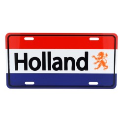 Nummernschild Holland rot-weiß-blau Löwe Nummernschild Holland rot-weiß-blau Löwe