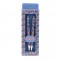 Pen set holland tulips blue