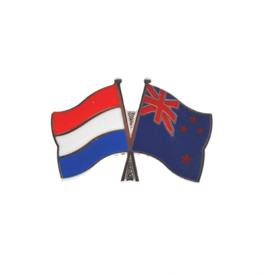 Duo landerflagge pin niederlande neuseeland