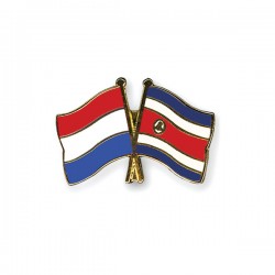 Lapel pin flag pin Netherlands - Costa Rica Lapel pin flag pin Netherlands - Costa Rica