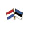 Lapel pin flag pin Netherlands - Estonia