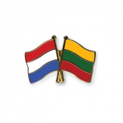 Lapel pin flag pin Netherlands - Lithuania Lapel pin flag pin Netherlands - Lithuania