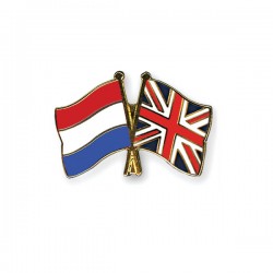 Lapel pin flag pin Netherlands - United Kingdom Lapel pin flag pin Netherlands - United Kingdom