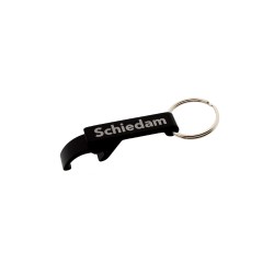 Schiedam Schlüsselanhänger Flaschenöffner schwarz Schiedam Schlüsselanhänger Flaschenöffner schwarz