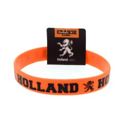 Silicone bracelet Holland orange lion Silicone bracelet Holland orange lion