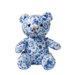 Teddybär delfter blau blumen 15cm Teddybär delfter blau blumen 15cm