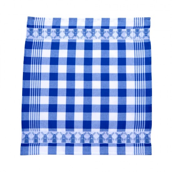 Theedoek molen blauw 60 x 65 cm