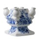 Auffällige Vase in Delfter Blau mit klassischem Blumenmuster in Delfter Blau ist ein echter Hingucker in jedem Zuhause. Diese Vase passt sowohl in klassische als auch moderne Innenräume
