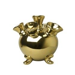 Tulpenvase auf Beinen Gold groß Tulpenvase auf Beinen Gold groß