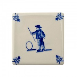 Tile playing children hoop