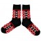 Socks black amsterdam city flag