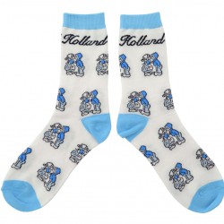 Socks delft blue kissing couple holland