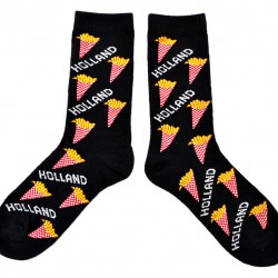 Socks holland potato chips black