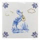 Delfter blaue Fliese Baby Geboren aus der Goldie-Fliesenkollektion von Royal Delft