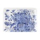 Rijksmuseum-Geschenkset mit einer Kaffeetasse mit Delfter Blau Vögel und einem Tablett mit Delfter Blau vögeln als Dekoration