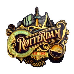 Magnet MDF Rotterdam Ornamente Farbe Magnet MDF Rotterdam Ornamente Farbe
