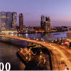Jigsaw puzzle rotterdam erasmus bridge 1000 Jigsaw puzzle rotterdam erasmus bridge 1000