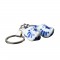Sleutelhanger paar delfts blauwe klompjes 4cm