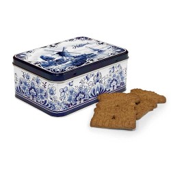 Speculaas in Delfter Blau Dose klassisch Speculaas in Delfter Blau Dose klassisch