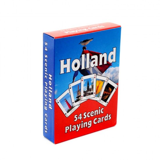 Set of 54 playing cards with Holland pictures