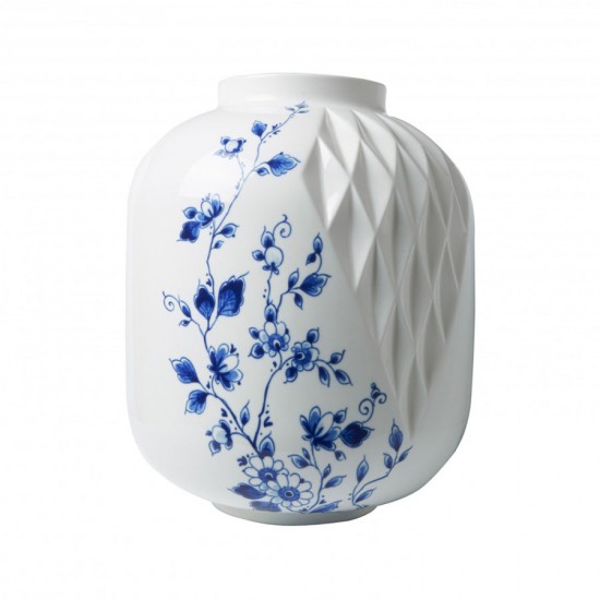Delft Blue Vase Fold XL | Dutch Design Blue Vase Fold XL
