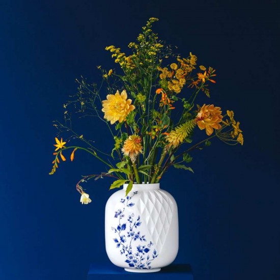 Delft Blue Vase Fold XL | Dutch Design Blue Vase Fold XL