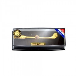 Tie clip golf club gold-plated Delft blue windmill Tie clip golf club gold-plated Delft blue windmill