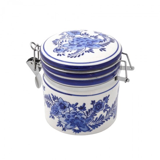 Storage jar Delft blue medium windmill