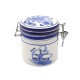 Storage jar Delft blue medium windmill